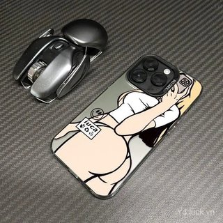 Ốp Điện Thoại Thời Trang Cô Gái Độc Đáo Ảnh Niche Sơn Bảo Vệ Thích Hợp Cho iPhone 17promax / 16pro / 14plus / 15 Chống Sốc 13promax / 12 / 11pro / xsmax / 14pro / 13 / 15plus Ốp Điện Thoại Chống Sốc