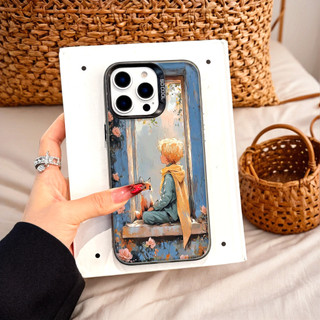 Ốp Lưng Iphone Phim hoạt hình thời trang Cho Iphone 7 xs xr 11 12 13 14 15 16 Pro Max Plus The Little Prince window