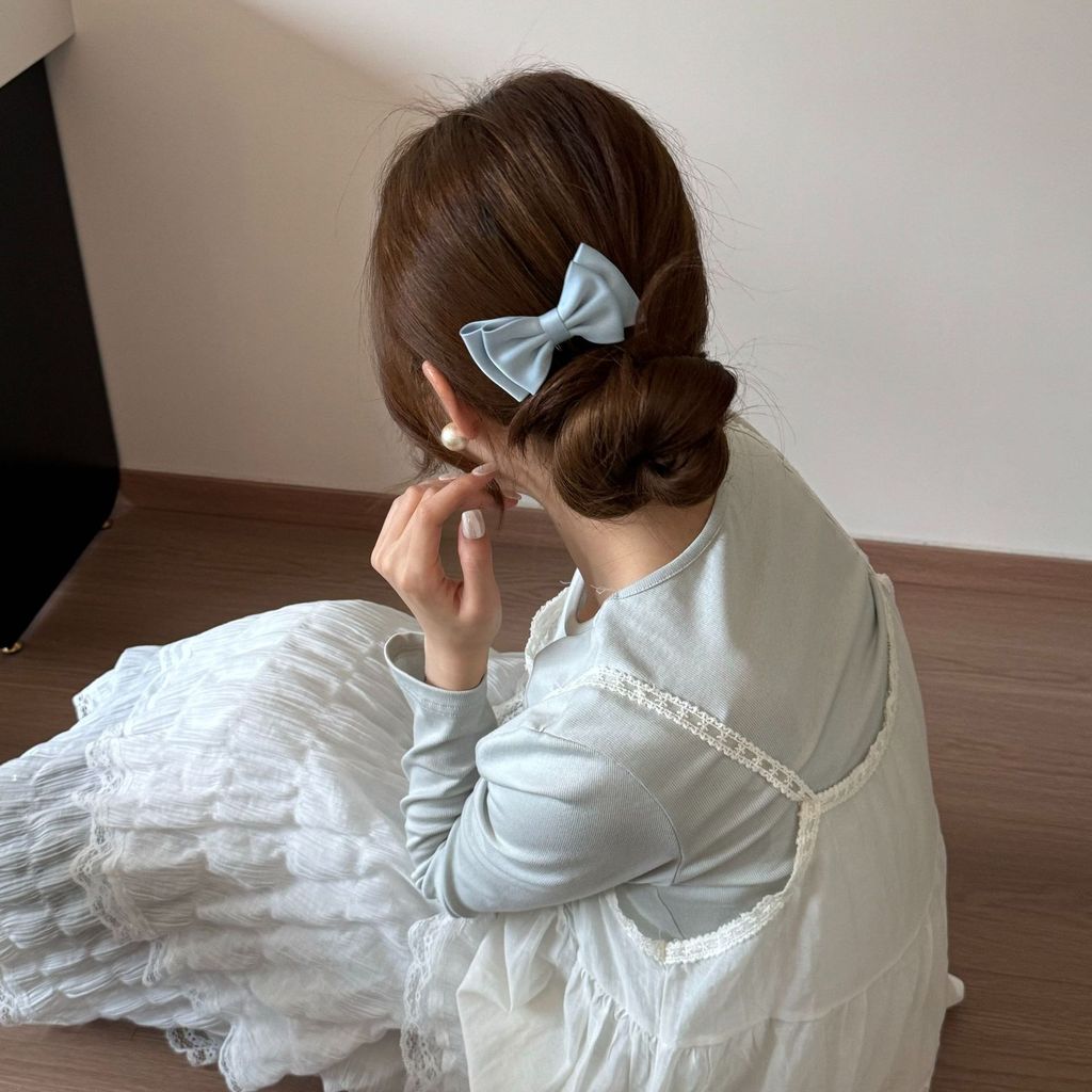 Kẹp tóc nơ ngọt ngào cho nữ