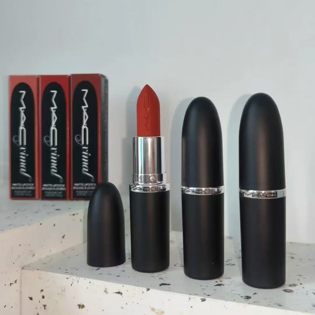【Chính Hãng】Son Thỏi MAC Matte Lipstick 3.5g| Mềm Môi, Màu Chuẩn, Dạng Chuẩn  Fullsize，Fullbox