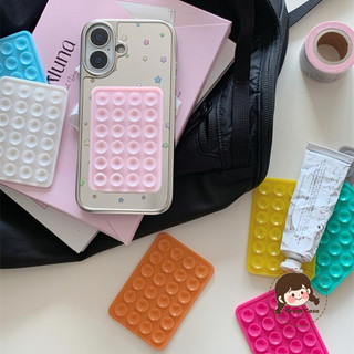 Ins Style Dễ Thương Silicone Hút Đơn Giản Di Động Nhiều Màu Chống Trơn Trượt Hấp Phụ Mạnh Có Thể Tháo Rời Giá Đỡ