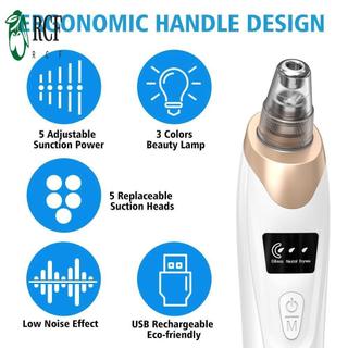 Thiết bị hút mụn đầu đen bằng điện - 3 mức công suất có thể điều chỉnh để làm sạch da tại nhà