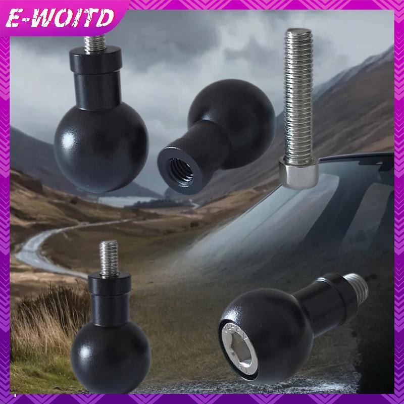 E-WOITD 1 Bộ Kết Nối Gắn Camera Thể Thao Xe Máy 17mm / 25.4mm Đầu Bóng Đến M6 M8 M10 Vít Braet Kết Nối Cho Máy Ảnh E-WOITD