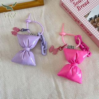 VRZ Da Cotton Đầy Nơ Móc Khóa Mặt Dây Chuyền Ngọt Nơ Móc Khóa Mặt Dây Chuyền Đa Năng Thời Trang Bapa Phụ Kiện Trang Trí HOT