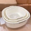 Combo bộ rổ kèm thau 6 món nhựa PP rửa rau củ quả thoát nước nhanh chóng giúp thực phẩm nhanh khô