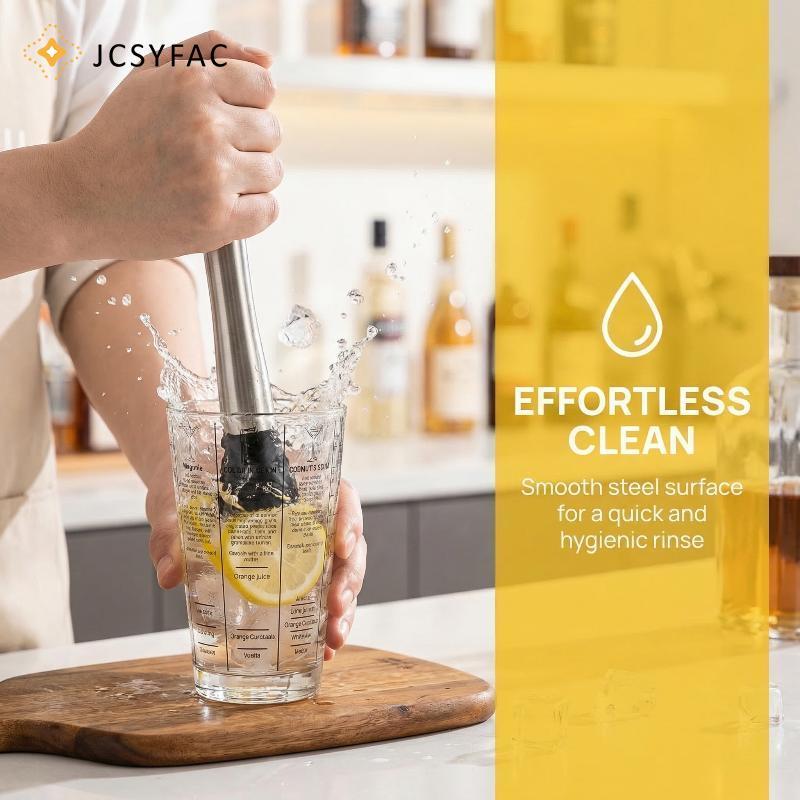 JCSYFAC Cao Cấp Cotail Muddler Đá Búa Trái Cây Máy Nghiền Barware Trộn Dụng Cụ Cho Gia Đình Nhà Bếp Đảng Đồ Uống Mới