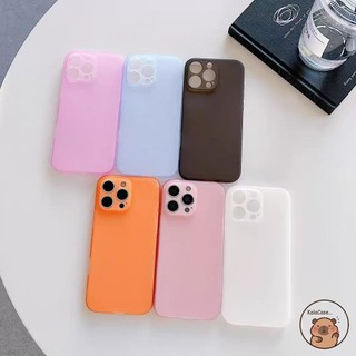 Dành Cho Samsung Galaxy A07 A06 M06 F06 A05 A05S F05 M05 A04 A04E A04S M04 F04 A03 Core A03S 5G 4G Vỏ Điện Thoại Đơn Giản Màu Cam Đầy Màu Sắc Mờ Mờ Bé Trai Cô Gái Vỏ Mềm