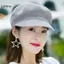 Mũ beret retro lưới thoáng khí cho bé gái, phù hợp cắm trại và chống nắng mùa hè