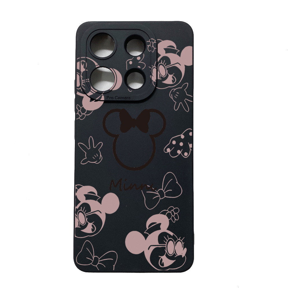 Tương thích với Redmi Note 12 4G 6.67 inch Vỏ bảo vệ ống kính Mickey Minnie dễ thương