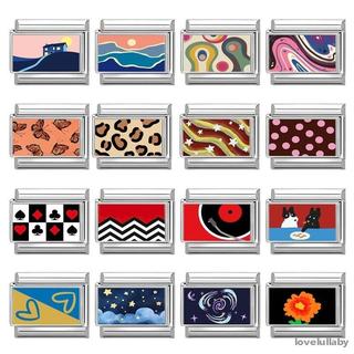 Thẻ Tarot Ngôi Sao Chấm Bi với Ruy Băng Thép Không Gỉ, Phù Hợp làm Vòng Tay 9mm - Bán Buôn