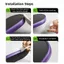 BORAGETE 1 Miếng Dán Cạnh Vợt Pickleball, Băng Cạnh Đầu Mái Chèo Chống Trầy Xước, Trang Trí Ngẫu Nhiên Graffiti Khung Chống Rơi Băng Bảo Vệ Sử Dụng Giải Đấu