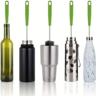 Bàn chải làm sạch chai dài 40cm - Đa chức năng cho chai sữa và rượu có móc treo