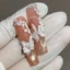 Treeling Thân Thiện Với Người Dùng Dễ Dàng Làm Sạch Khuôn Silicon Mỏng 3D Lá Bướm Móng Tay Nghệ Thuật