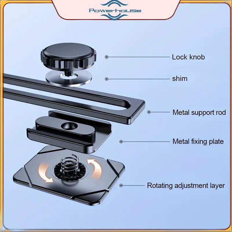 Giá đỡ điện thoại ô tô ĐIỆN Giá đỡ xoay có thể mở rộng Giá đỡ điều hướng đa năng Bảng điều khiển nhạc cụ Hỗ trợ di động cho ô tô.