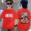 trễ vai, in trẻ em, giao ngay, cotton Áo thun, size 3/4-13/14, unisex