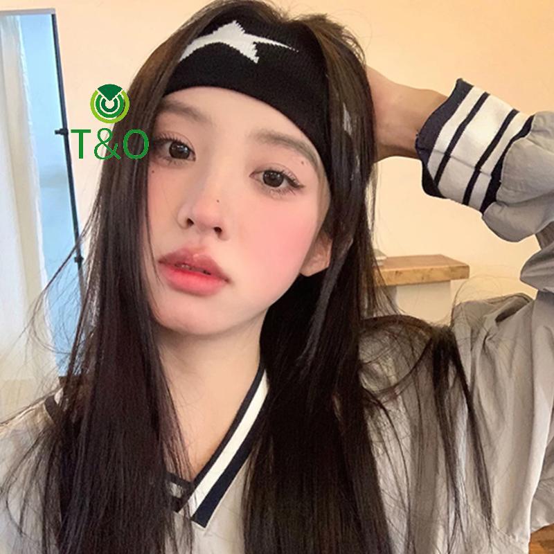 [T & O-t] Star Sports For Running Cycling Yoga s For Women Sweat-wicking Slip Soft Hair Accessories [mới]