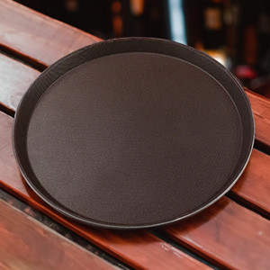 Khay phục vụ tròn chống trượt cao cấp đủ size 28cm, 36cm, 40cm