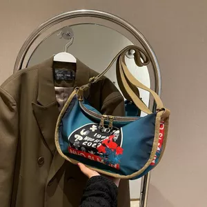Túi Hợp Thời Trang Quốc Gia Nữ Vải Oxford Túi Messenger Cao Cấp 2025 Phong Cách Mới Hợp Thời Trang Nữ Phù Hợp Với Túi Đeo Vai Nữ