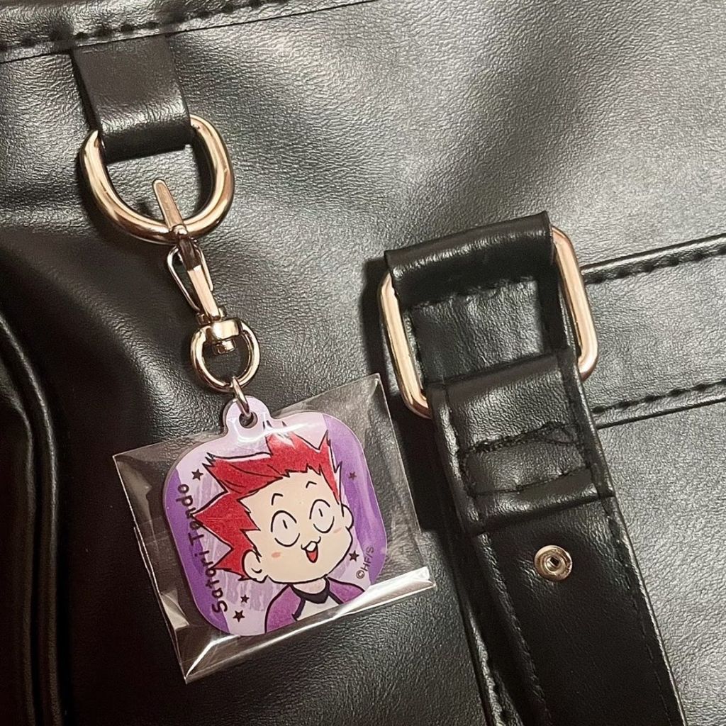 Haikyuu Anime Keychain Women Tendou Satori Acrylic Key Chain Man Takanobu Akane