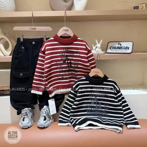 AL310 - Áo len Đại kẻ chút chuột vui vẻ lái tàu "STEAMBOAT WILLIE" - 2538-32