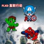 Avengers 'Robert Bruce Banner Captain America Trâm cài Huy hiệu siêu anh hùng Quà tặng sinh nhật