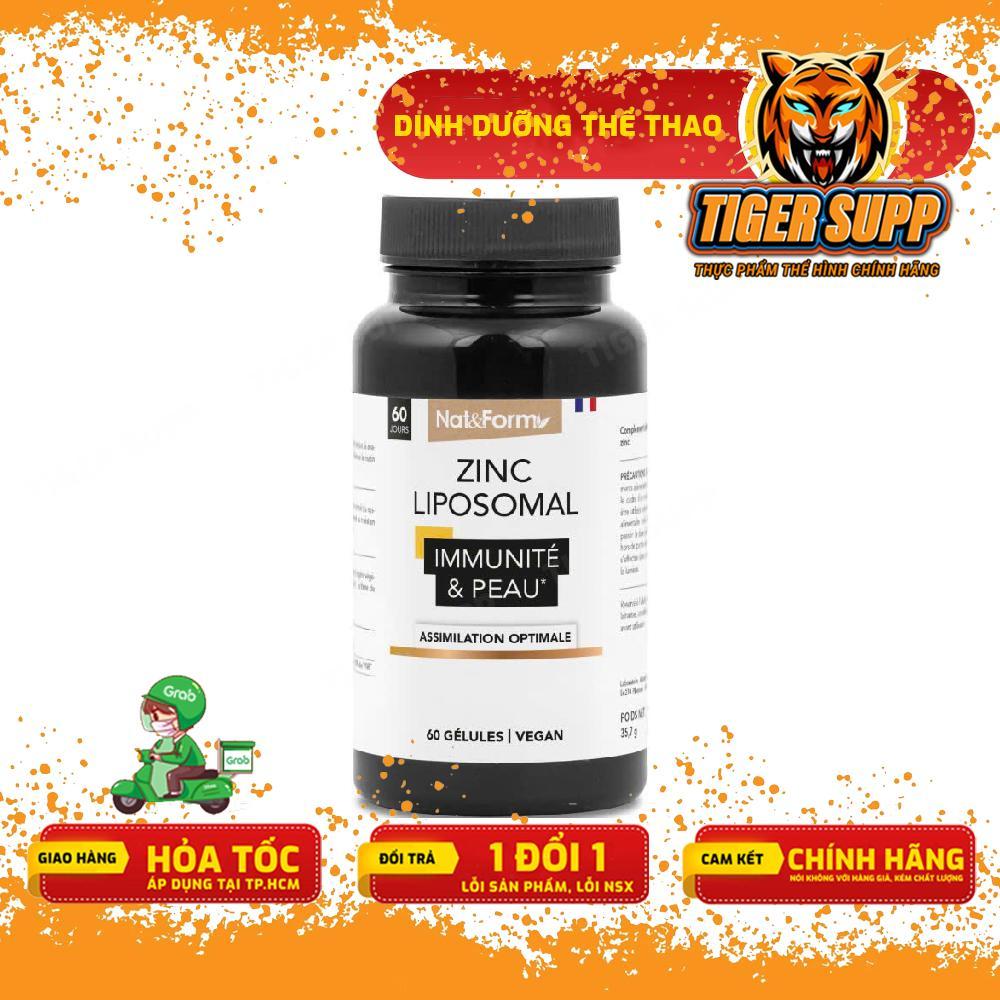 Viên uống bổ sung Kẽm Zinc Liposomal của Nat&Form - Thực phẩm bổ sung Kẽm cao cấp