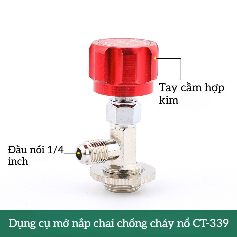 Cặp van nạp ga điều hòa R134a cao áp và hạ áp, kim loại nạp ga điều hòa cho xe hơi, van nạp ga điều hòa ô tô