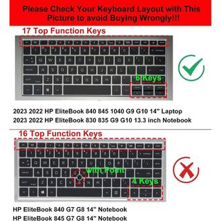 Dành Cho 2023 HP EliteBook 830 835 840 845 1040 G10 / HP EliteBook 830 835 840 845 1040 G9 13.3 14 inch laptop Bàn Phím Bao Da