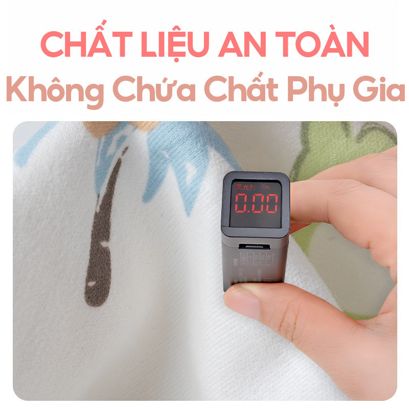 Gối định Hình đầu Cho Bé Họa Tiết,Vải Cotton,Thông Thoáng Và Chống Mồ Hôi,Định Hình đầu Tròn đều