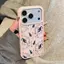 Bút ngắn mèo dễ thương cho iPhone 17Air16promax trường hợp iPhone 15plus mới 14 lỗ lớn 1312