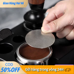 【COD】Phụ kiện portafilter: lưới lọc inox 304 dạng lớp đơn hoặc đôi, giúp tạo bột cake đều, tăng độ cân bằng cho café.