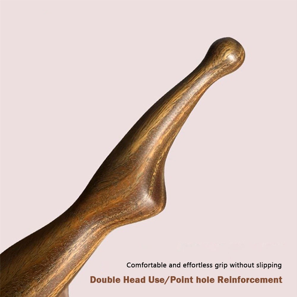 Gậy bấm huyệt NORDICLIFE, Dụng cụ cạo kinh tuyến Trị liệu bàn chân Massage điểm Stick, Nút bấm bấm Cổ Trị liệu bằng gỗ đàn hương Massage toàn thân