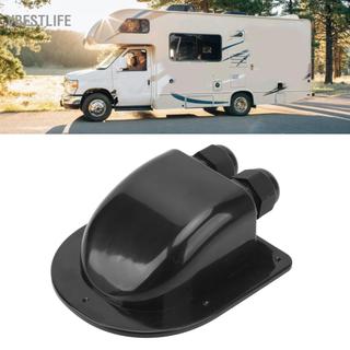 VBESTLIFE Aramox Năng Lượng Mặt Trời Cáp Đôi Đầu Vào Tuyến Hộp 6mm 8mm Cổng kết nối Vỏ IP68 cho RV Mái Thuyền Du Thuyền (Đen)
