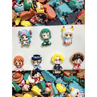 Set Charm Đảo Hải Tặc Anime Chibi Cute – Luffy, Zoro, Sanji, Nami Baby CỰC KỲ DỄ THƯƠNG