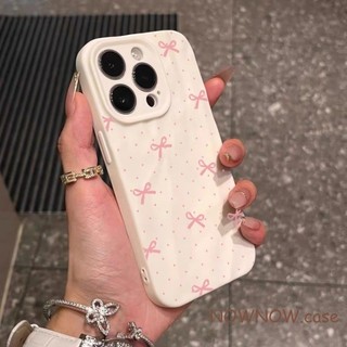 Dành Cho IPhone 17 16 15 14 13 12 11 Pro Max X XR XS MAX 7 8 PLUS Bowknot điện thoại trường hợp mềm trường hợp