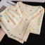 Bộ Đồ Ngủ Nữ Bong Bóng Zou Tay Ngắn Mỏng Cổ Chữ V Ngọt Ngào Cô Gái Sinh Viên Mùa Hè Homewear Phù Hợp Với