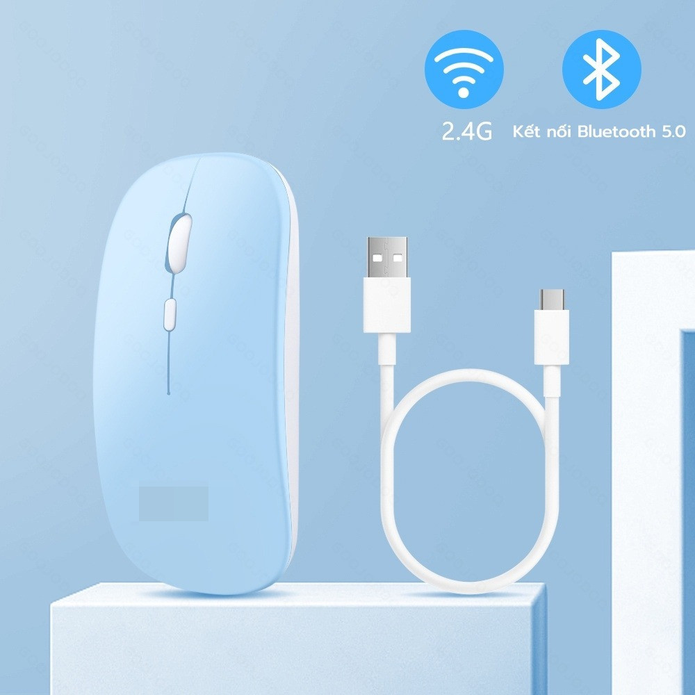 Tech Store Chuột bluetooth Không Dây Sạc Điện Thoại / Máy Tính Bảng / laptop / android Tím / Hồng / Xanh Lá Đậm