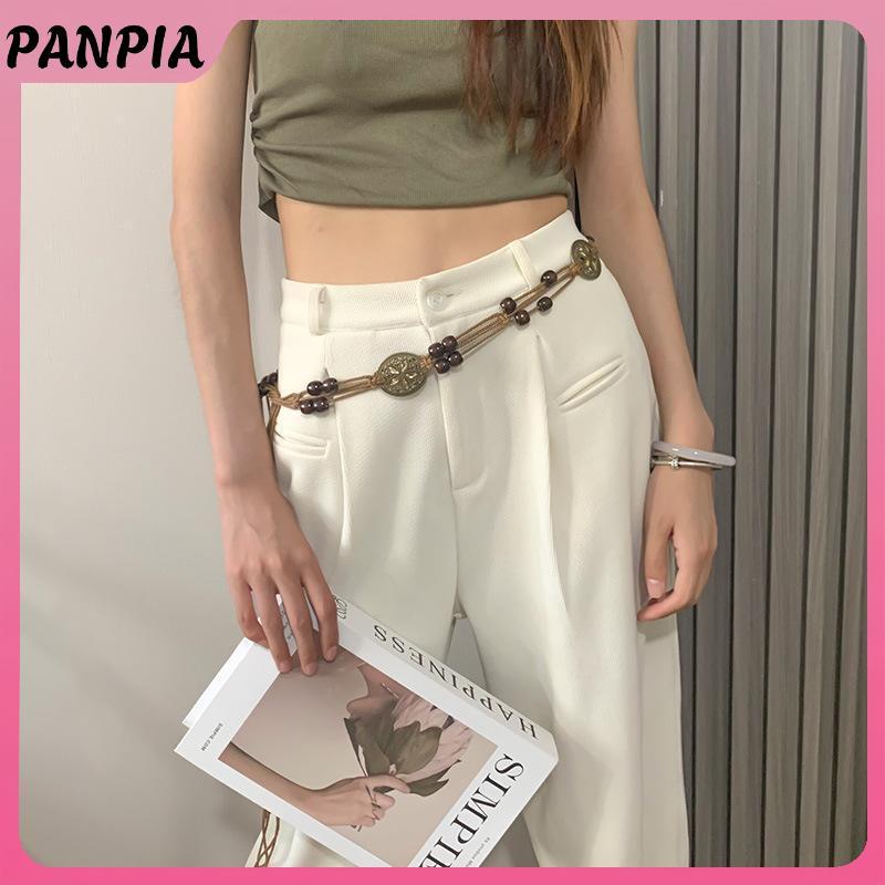 PNPIA - Thắt lưng boho retro Y2K, phù hợp mùa hè và đi biển, thiết kế vintage dân tộc