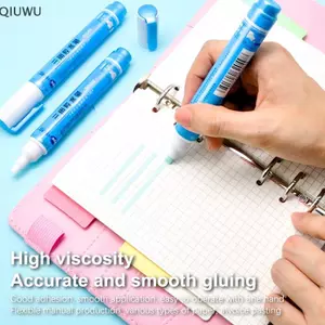 QIUWU Bút keo rắn dung tích lớn Bút keo khô nhanh ba mục đích DIY Keo siêu mạnh Sti Đồ dùng văn phòng phẩm.