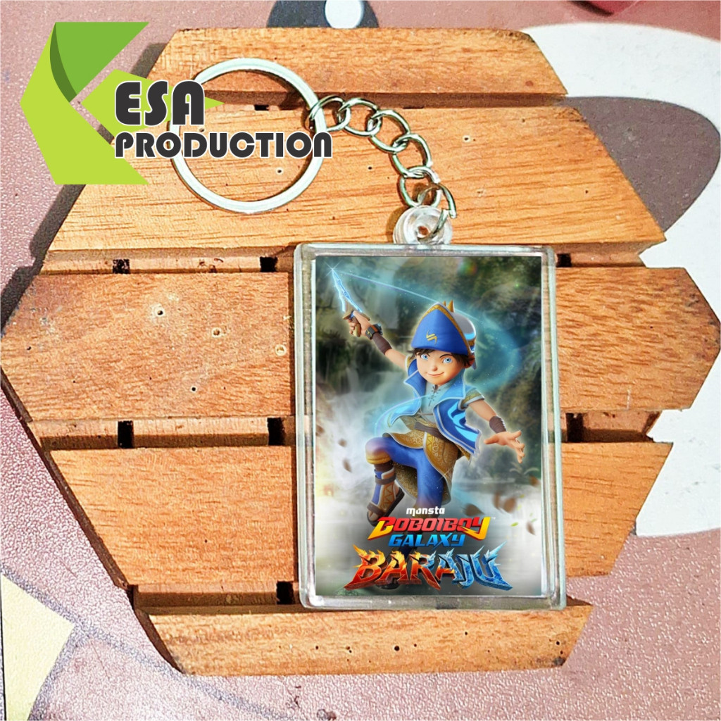 Móc khóa chèn BoBoiBoy giấy