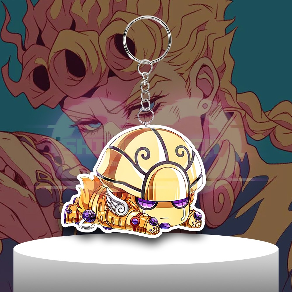Móc khóa Acrylic Anime JoJo's bicarre Giorno Giovanni-ganci-Móc khóa Acrylic
