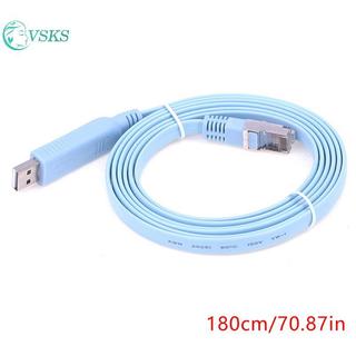 Chenlongshang 1.8M USB Sang RJ45 USB Sang RS232 Serial Sang RJ45 CAT5 Console Adapter Dây Cáp EN
