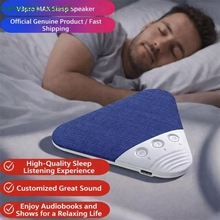 UPSCALE Giới Hạn Dưới Gối Loa Ngủ, Loa Bluetooth Không Dây Âm Thanh Bluetooth Bluetooth 5.4 HiFi, Tích Hợp Tiếng Ồn Trắng Hẹn Giờ 3 Cấp Thẻ TF Hỗ Trợ Gối Loa Bluetooth