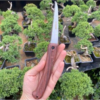 Cưa lách cầm tay HD Bonsai  Cán Thép , Tay cầm nhựa, lưỡi Thép 23cm Dụng Cụ Làm Vườn, Cắt Gỗ Tiện Lợi