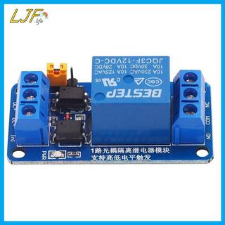 LJF 3.3V 5V 12V 24V Mô-đun rơle 1 kênh Bảng rơle kích hoạt mức cao và thấp VN