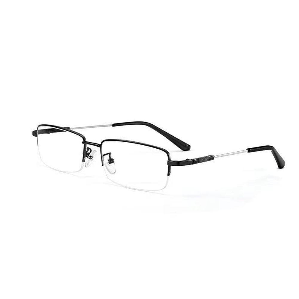 Kính lão thị JVSUB, Kính đọc sách độ phân giải cao Zoom thông minh đa tiêu cự, Kính điện thoại di động khung nửa khung nam trong nhà và ngoài trời sử dụng kép