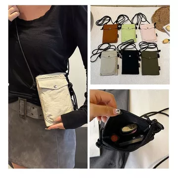 Women's Korean-Style Nylon Crossbody Bag