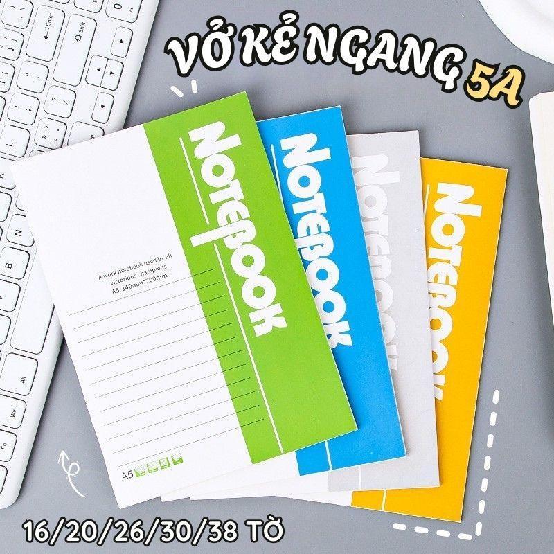 Sổ tay A5/B5 đa dụng, vở kẻ ngang 60 trang cao cấp, đáp ứng mọi nhu cầu ghi chép học sinh