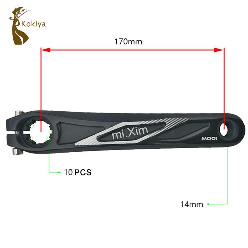 Bộ Phận Thay Thế Universal Crank Arm Aluminum Alloy 170mm Cho Xe Đạp