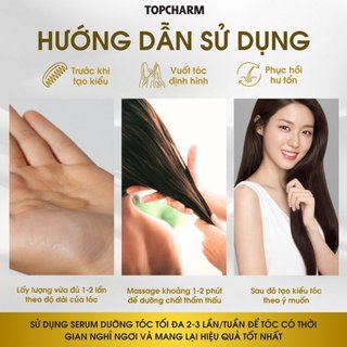 [TIẾT KIỆM 200K] Ủ Tóc Professional Salon + Serum Siêu Dưỡng phục hồi chuyên sâu, giảm rụng tóc cao cấp TOPCHARM
